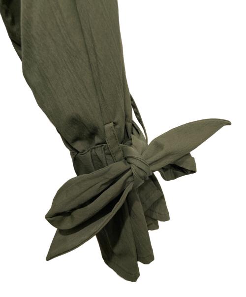 Sono（ソーノ）Sono (ソーノ) ボアライナー付きバルーンスリーブコート オリーブ サイズ:1の古着・服飾アイテム