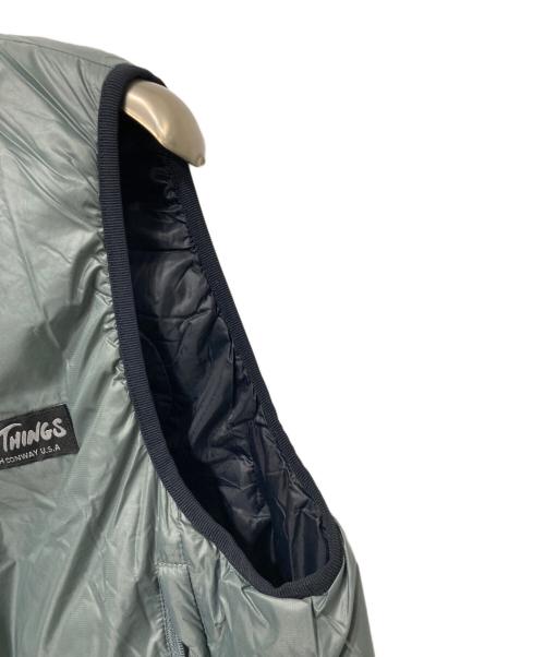 WILD THINGS（ワイルドシングス）WILD THINGS (ワイルドシングス) 別注〉 リバーシブル 中綿ベスト ブラック サイズ:Ｓの古着・服飾アイテム