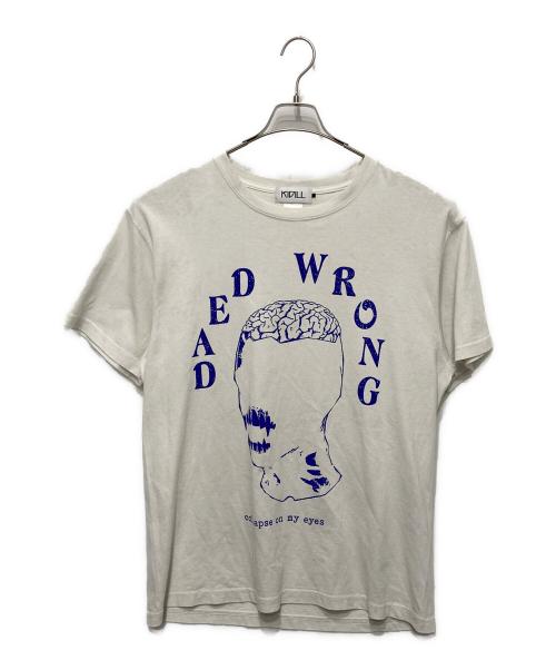 KIDILL（キディル）KIDILL (キディル) プリントTシャツ ホワイト サイズ:FREEの古着・服飾アイテム