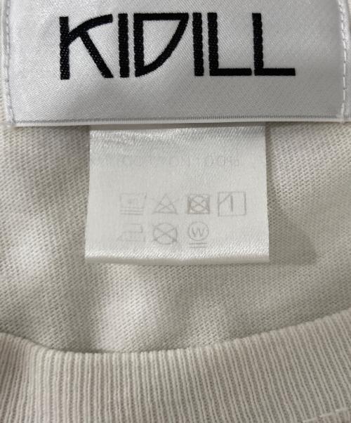 KIDILL（キディル）KIDILL (キディル) プリントTシャツ ホワイト サイズ:FREEの古着・服飾アイテム