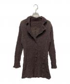 me ISSEY MIYAKEミーイッセイ ミヤケ）の古着「カリフラワージャケット」｜ブラウン