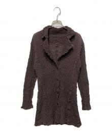 me ISSEY MIYAKE（ミーイッセイ ミヤケ）の古着「カリフラワージャケット」｜ブラウン