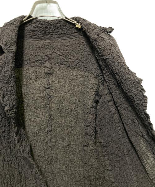 me ISSEY MIYAKE（ミーイッセイ ミヤケ）me ISSEY MIYAKE (ミーイッセイ ミヤケ) カリフラワージャケット ブラウン サイズ:表記なしの古着・服飾アイテム