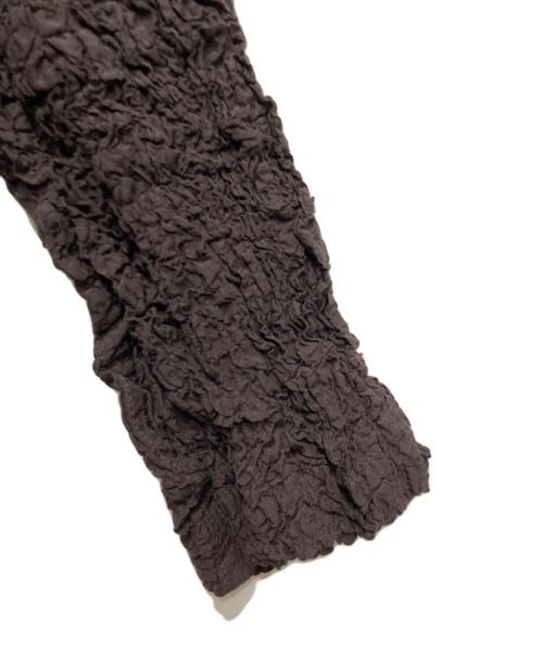 me ISSEY MIYAKE（ミーイッセイ ミヤケ）me ISSEY MIYAKE (ミーイッセイ ミヤケ) カリフラワージャケット ブラウン サイズ:表記なしの古着・服飾アイテム