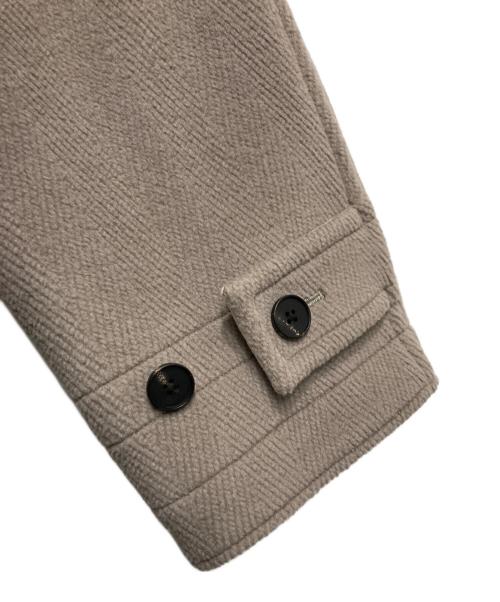 cornier（コルニエ）Cornier (コルニエ) ウールパイルヘリンボーンダッフルコート グレージュ サイズ:Mの古着・服飾アイテム