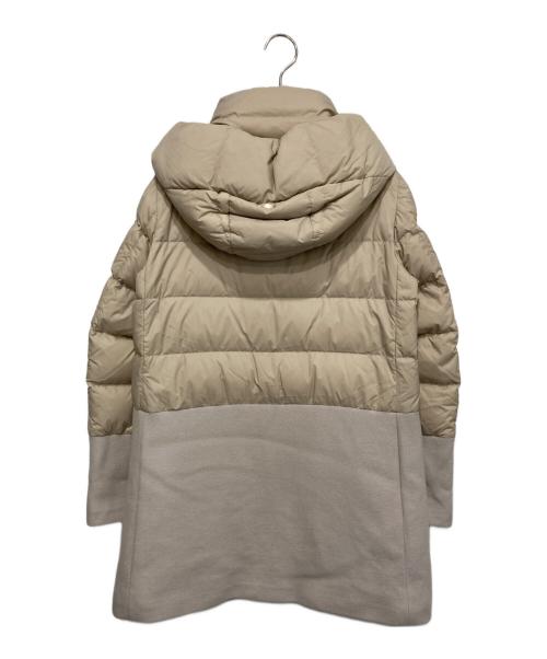 HERNO（ヘルノ）HERNO (ヘルノ) ウール切替ダウンコート ベージュ サイズ:40の古着・服飾アイテム