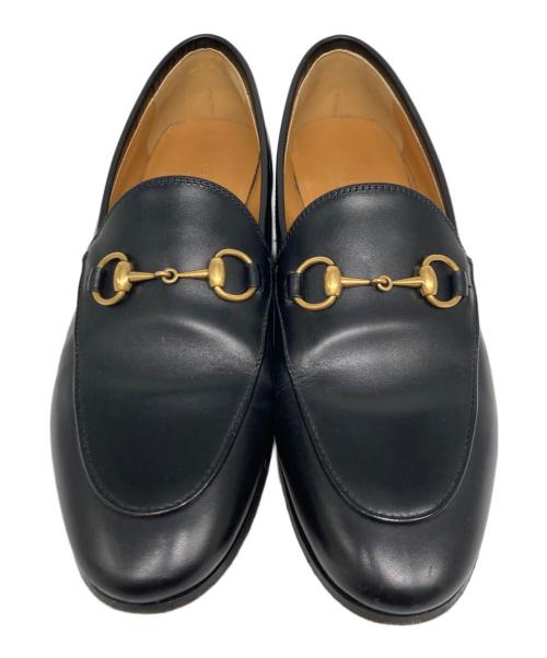 GUCCI（グッチ）GUCCI (グッチ) ホースビット レザーローファー ブラック サイズ:35の古着・服飾アイテム