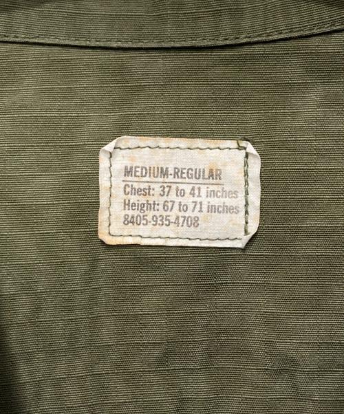 US ARMY（ユーエスアーミー）US ARMY (ユーエスアーミー) ジャングルファティーグジャケット オリーブ サイズ:Ｍ-REGULARの古着・服飾アイテム