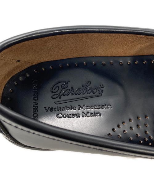 PARABOOT（パラブーツ）PARABOOT (パラブーツ) UNITED ARROWS (ユナイテッドアローズ) 別注ビットローファー ブラック サイズ:3　2/1の古着・服飾アイテム
