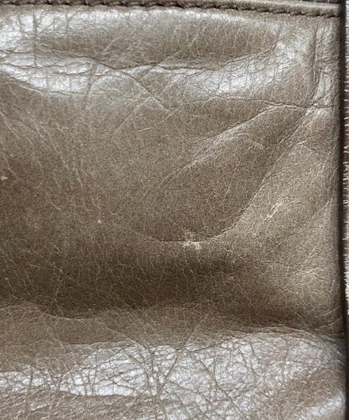 MIU MIU（ミュウミュウ）MIU MIU (ミュウミュウ) 2WAYサイドリボンレザーショルダーバッグ ベージュの古着・服飾アイテム