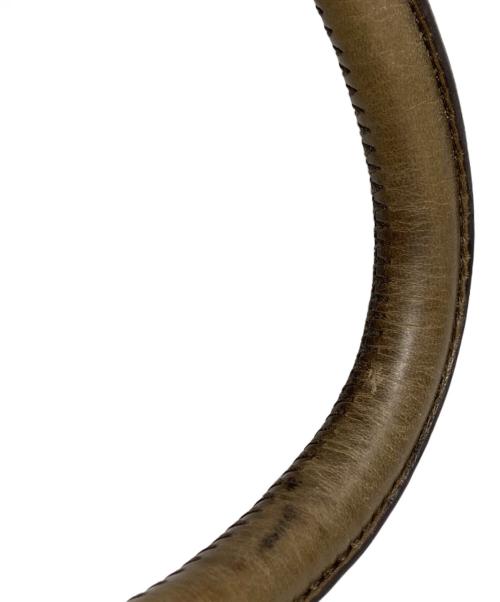 MIU MIU（ミュウミュウ）MIU MIU (ミュウミュウ) 2WAYサイドリボンレザーショルダーバッグ ベージュの古着・服飾アイテム