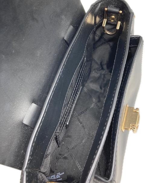 MICHAEL KORS（マイケル・コース）MICHAEL KORS (マイケル・コース) マンハッタン サッチェル バッグ ブラックの古着・服飾アイテム