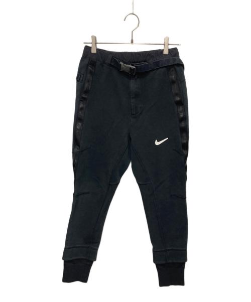 NIKE（ナイキ）NIKE (ナイキ) sacai (サカイ) コラボスウェットパンツ ブラック サイズ:XSの古着・服飾アイテム