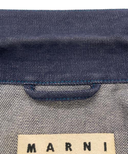 MARNI（マルニ）MARNI (マルニ) ウォッシュドデニムトラッカージャケット インディゴ サイズ:46の古着・服飾アイテム