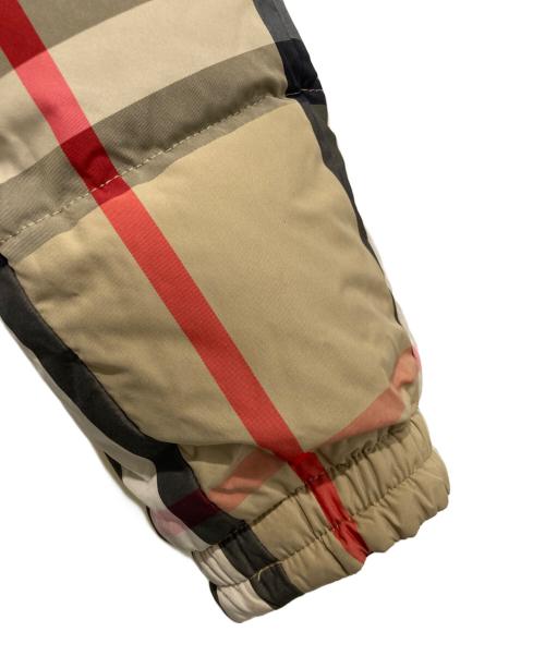 BURBERRY LONDON（バーバリーロンドン）BURBERRY LONDON (バーバリーロンドン) リバーシブル チェック パターン パファーコート ブラック サイズ:12Y(152cm)の古着・服飾アイテム