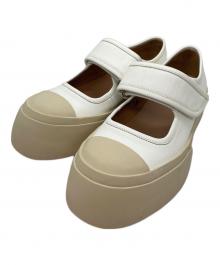 MARNI（マルニ）の古着「メリージェーンスニーカー」｜ホワイト×ベージュ