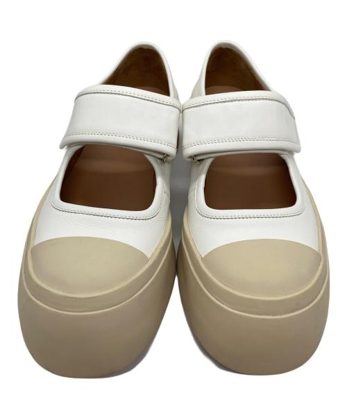 MARNI（マルニ）MARNI (マルニ) メリージェーンスニーカー ホワイト×ベージュ サイズ:37の古着・服飾アイテム