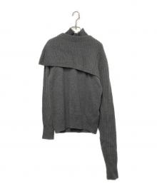 ESTNATION（エストネーション）の古着「コンビネーションニット」｜グレー