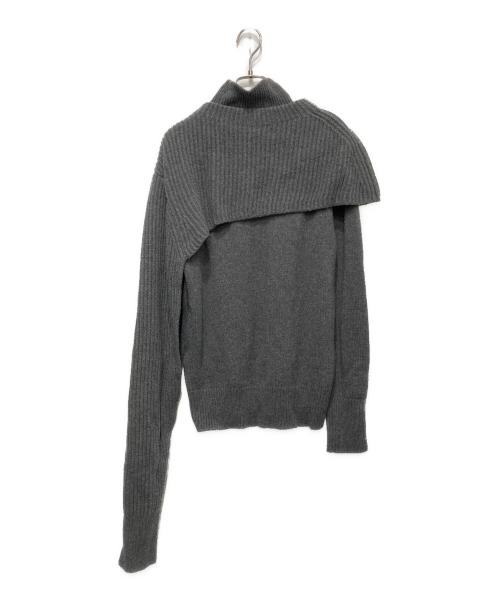 ESTNATION（エストネーション）ESTNATION (エストネーション) コンビネーションニット グレー サイズ:Fの古着・服飾アイテム