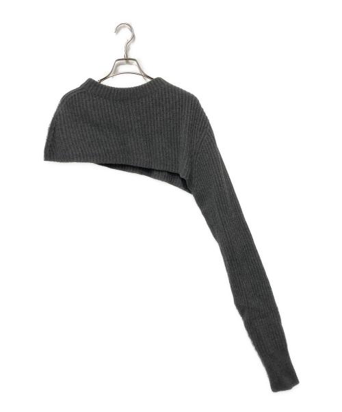 ESTNATION（エストネーション）ESTNATION (エストネーション) コンビネーションニット グレー サイズ:Fの古着・服飾アイテム