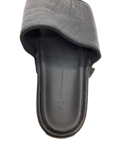Y-3（ワイスリー）Y-3 (ワイスリー) 厚底スライドサンダル ブラック サイズ:UK9/US9 1/2の古着・服飾アイテム