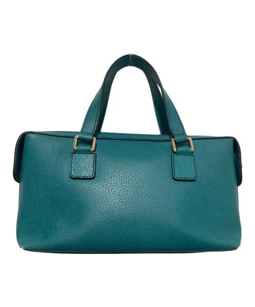 GUCCI（グッチ）GUCCI (グッチ) ハンドバッグ ターコイズブルーの古着・服飾アイテム