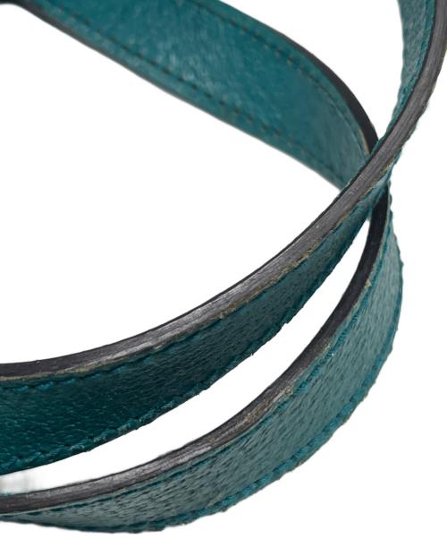 GUCCI（グッチ）GUCCI (グッチ) ハンドバッグ ターコイズブルーの古着・服飾アイテム