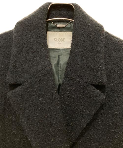SLOBE IENA（スローブ イエナ）SLOBE IENA (スローブ イエナ) ダブルループビッグラペルショートコート ブラック サイズ:FREEの古着・服飾アイテム