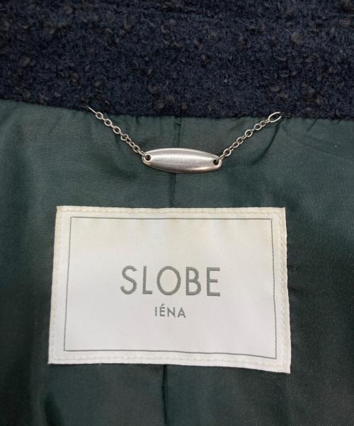 SLOBE IENA（スローブ イエナ）SLOBE IENA (スローブ イエナ) ダブルループビッグラペルショートコート ブラック サイズ:FREEの古着・服飾アイテム