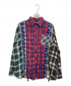 Rebuild by Needlesリビルドバイニードルス）の古着「再構築マルチチェックシャツ」｜マルチカラー