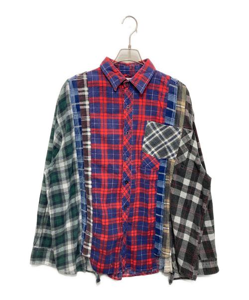 Rebuild by Needles（リビルドバイニードルス）Rebuild by Needles (リビルドバイニードルス) 再構築マルチチェックシャツ マルチカラー サイズ:表記なしの古着・服飾アイテム