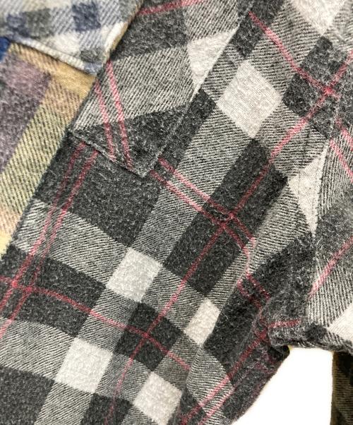 Rebuild by Needles（リビルドバイニードルス）Rebuild by Needles (リビルドバイニードルス) 再構築マルチチェックシャツ マルチカラー サイズ:表記なしの古着・服飾アイテム