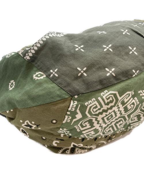 KAPITAL JOURNEY PRODUCT（キャピタル）KAPITAL JOURNEY PRODUCT (キャピタル) バンダナ ショルダーバッグ グリーンの古着・服飾アイテム