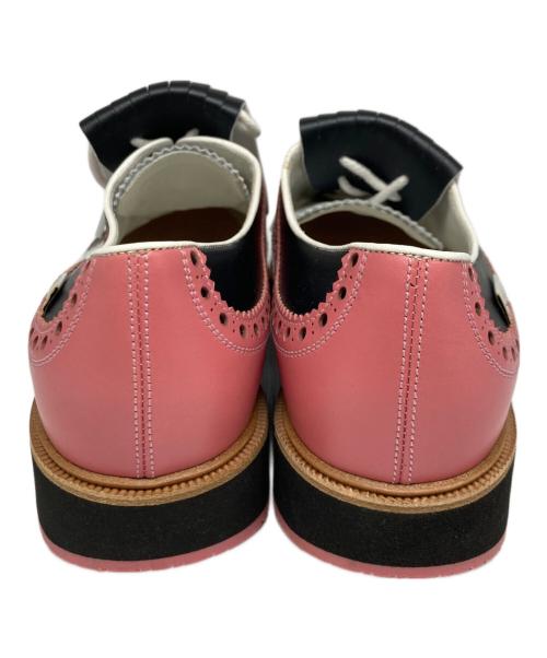 GUCCI（グッチ）GUCCI (グッチ) キルト付 ゴルフ シューズ ピンク サイズ:39の古着・服飾アイテム