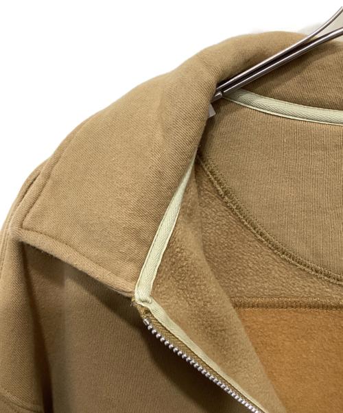 stussy（ステューシー）stussy (ステューシー) ハーフジップスウェット ベージュ サイズ:Ｍの古着・服飾アイテム