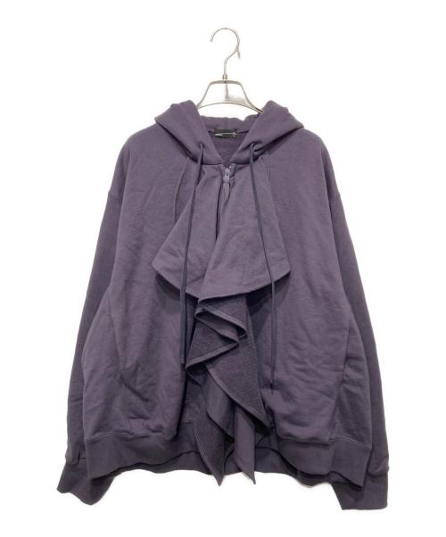 LAD MUSICIAN（ラッドミュージシャン）LAD MUSICIAN (ラッドミュージシャン) フリルジップパーカー パープル サイズ:46の古着・服飾アイテム