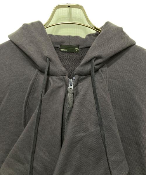LAD MUSICIAN（ラッドミュージシャン）LAD MUSICIAN (ラッドミュージシャン) フリルジップパーカー パープル サイズ:46の古着・服飾アイテム