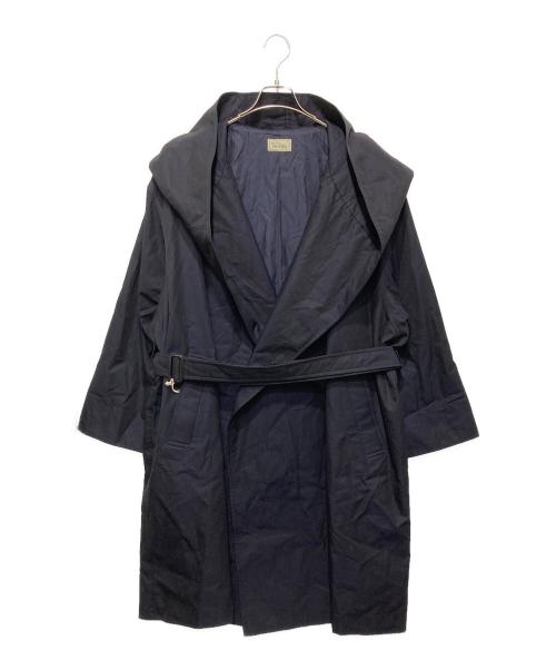 mexipa（メキパ）mexipa (メキパ) Gabardine Hooded Coat ネイビー サイズ:Ｍの古着・服飾アイテム
