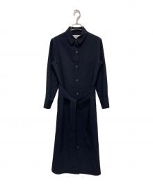 SOEJU（ソージュ）の古着「ソフトオックスシャツワンピース」｜ネイビー