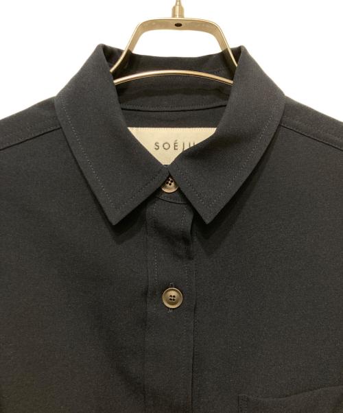 SOEJU（ソージュ）SOEJU (ソージュ) ソフトオックスシャツワンピース ネイビー サイズ:XSの古着・服飾アイテム