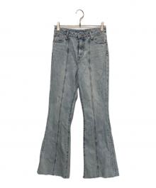 anuans（アニュアンス）の古着「センターシームセミフレアデニム」｜ブルー