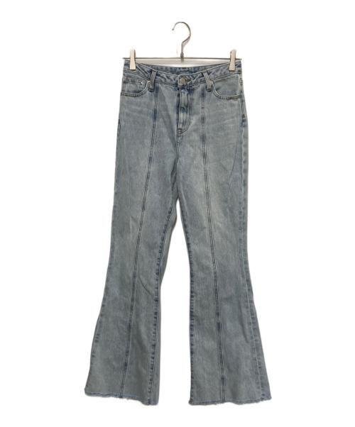 anuans（アニュアンス）anuans (アニュアンス) センターシームセミフレアデニム ブルー サイズ:2の古着・服飾アイテム