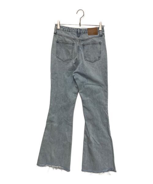 anuans（アニュアンス）anuans (アニュアンス) センターシームセミフレアデニム ブルー サイズ:2の古着・服飾アイテム