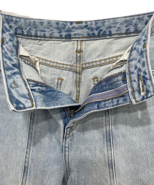 anuans（アニュアンス）anuans (アニュアンス) センターシームセミフレアデニム ブルー サイズ:2の古着・服飾アイテム