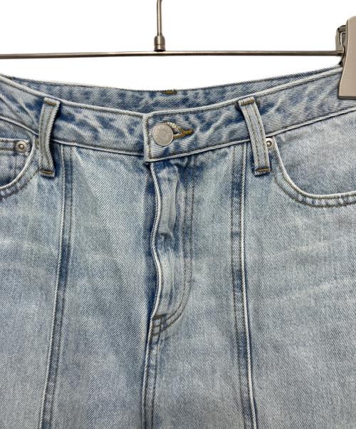 anuans（アニュアンス）anuans (アニュアンス) センターシームセミフレアデニム ブルー サイズ:2の古着・服飾アイテム
