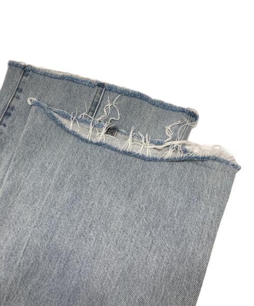 anuans（アニュアンス）anuans (アニュアンス) センターシームセミフレアデニム ブルー サイズ:2の古着・服飾アイテム