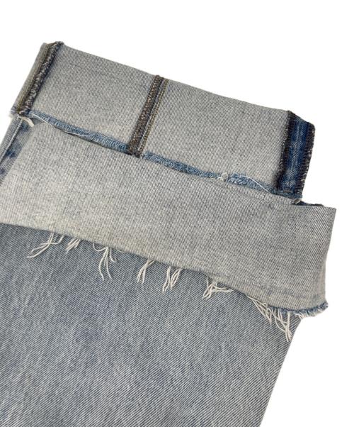 anuans（アニュアンス）anuans (アニュアンス) センターシームセミフレアデニム ブルー サイズ:2の古着・服飾アイテム