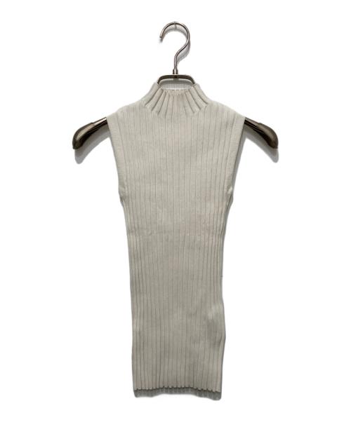 anuans（アニュアンス）anuans (アニュアンス) シルクブレンドベーシックニットカーディガン アイボリー サイズ:FREEの古着・服飾アイテム