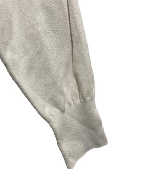 anuans（アニュアンス）anuans (アニュアンス) シルクブレンドベーシックニットカーディガン アイボリー サイズ:FREEの古着・服飾アイテム