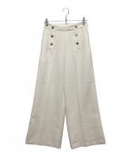 La boutique BonBonラブティックボンボン）の古着「ダブルクロスマリンパンツ」｜アイボリー